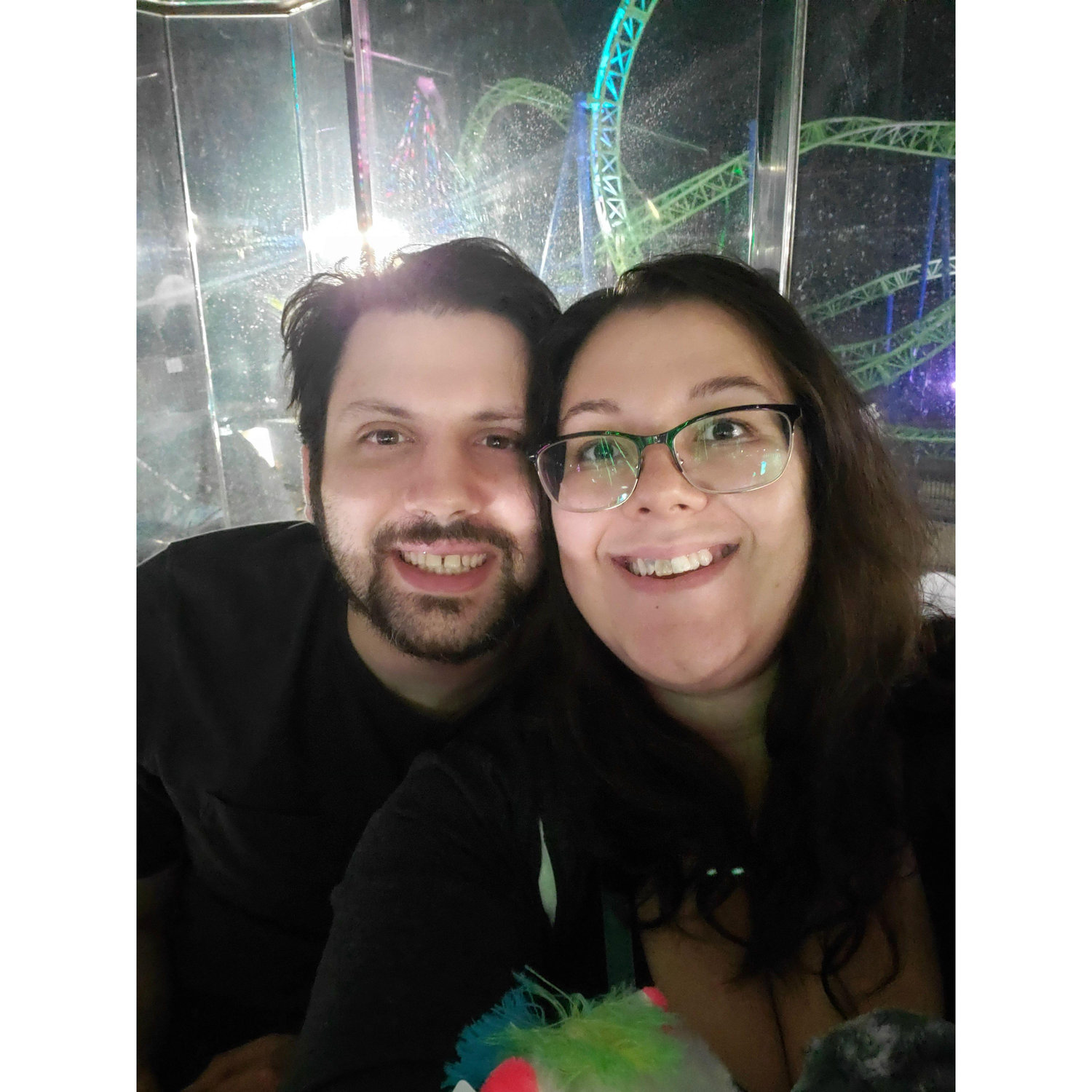 Ending a fun date at the theme park in a romantic Ferris wheel ride. That stayed stuck at the top a little too long.