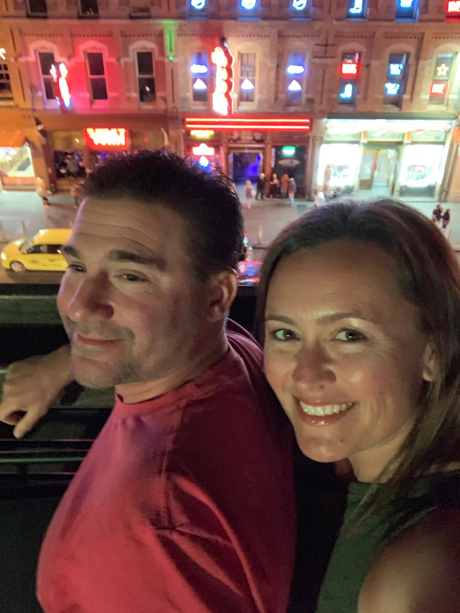 Nashville’s famous Broadway!!! Full of bars and bands making a name for themselves in Country Music’s historic music row!