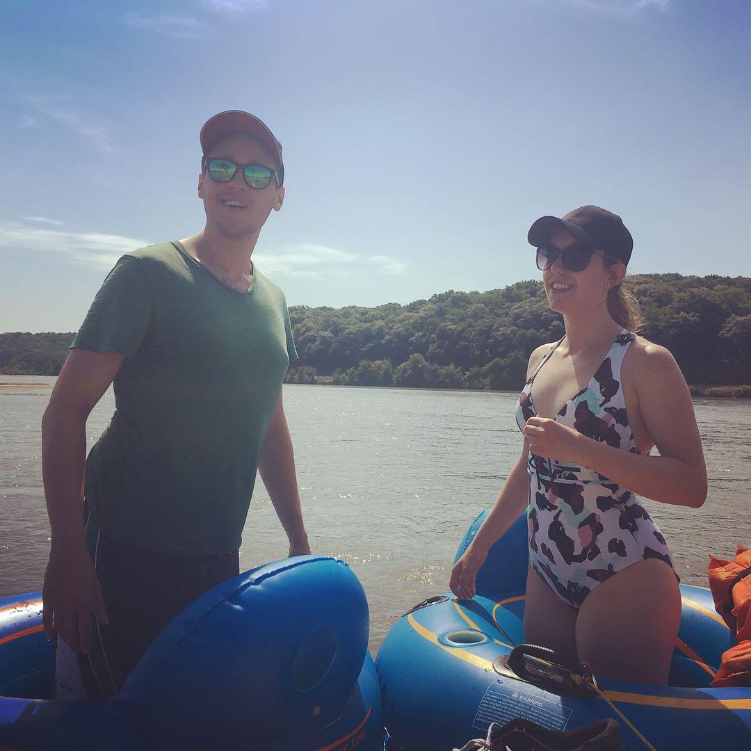 Tubing on the Platte River near Omaha, Nebraska