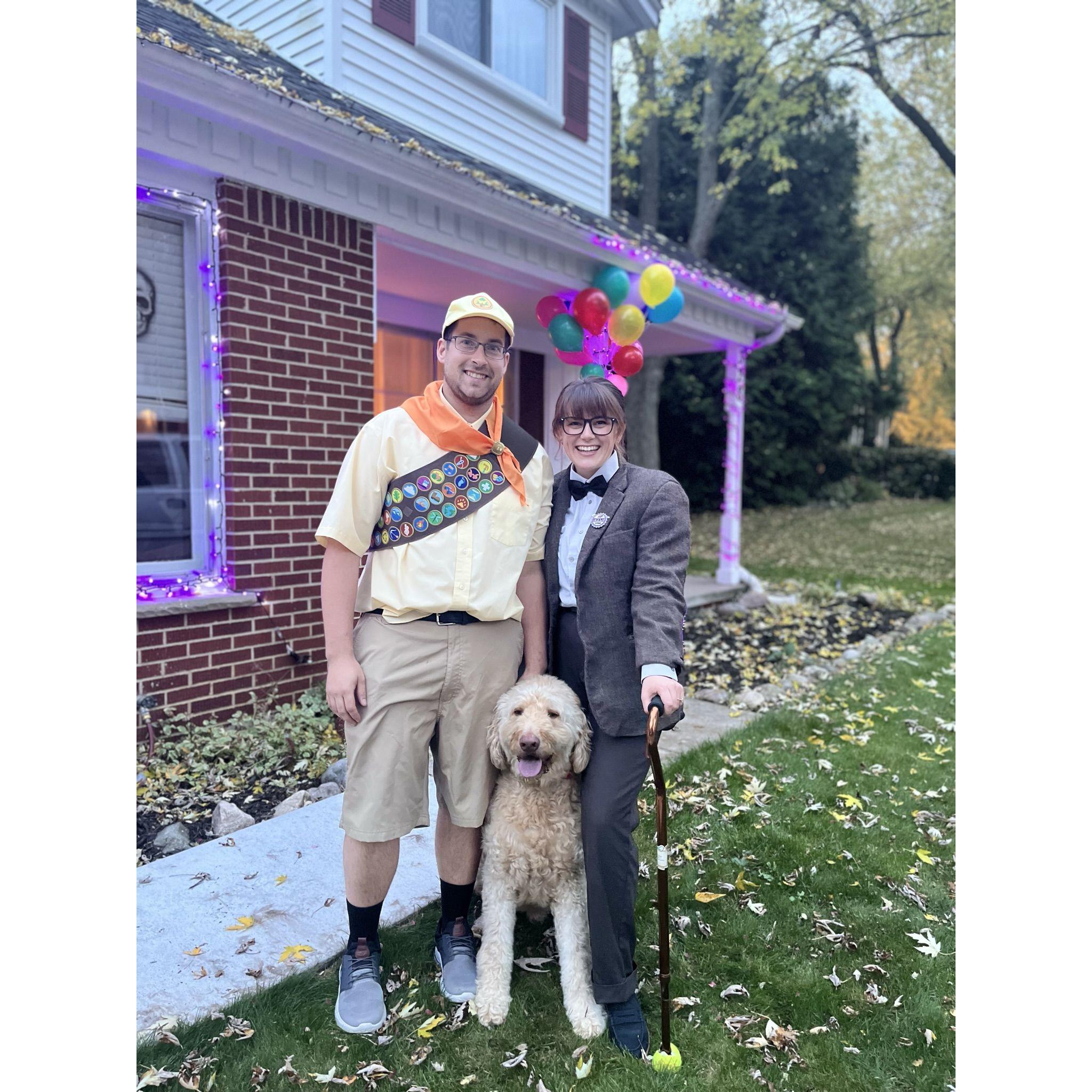 Every year, Arthur decorates the house for Halloween (best on the block in my humble opinion) and we love dressing up! This is my favorite costume so far.