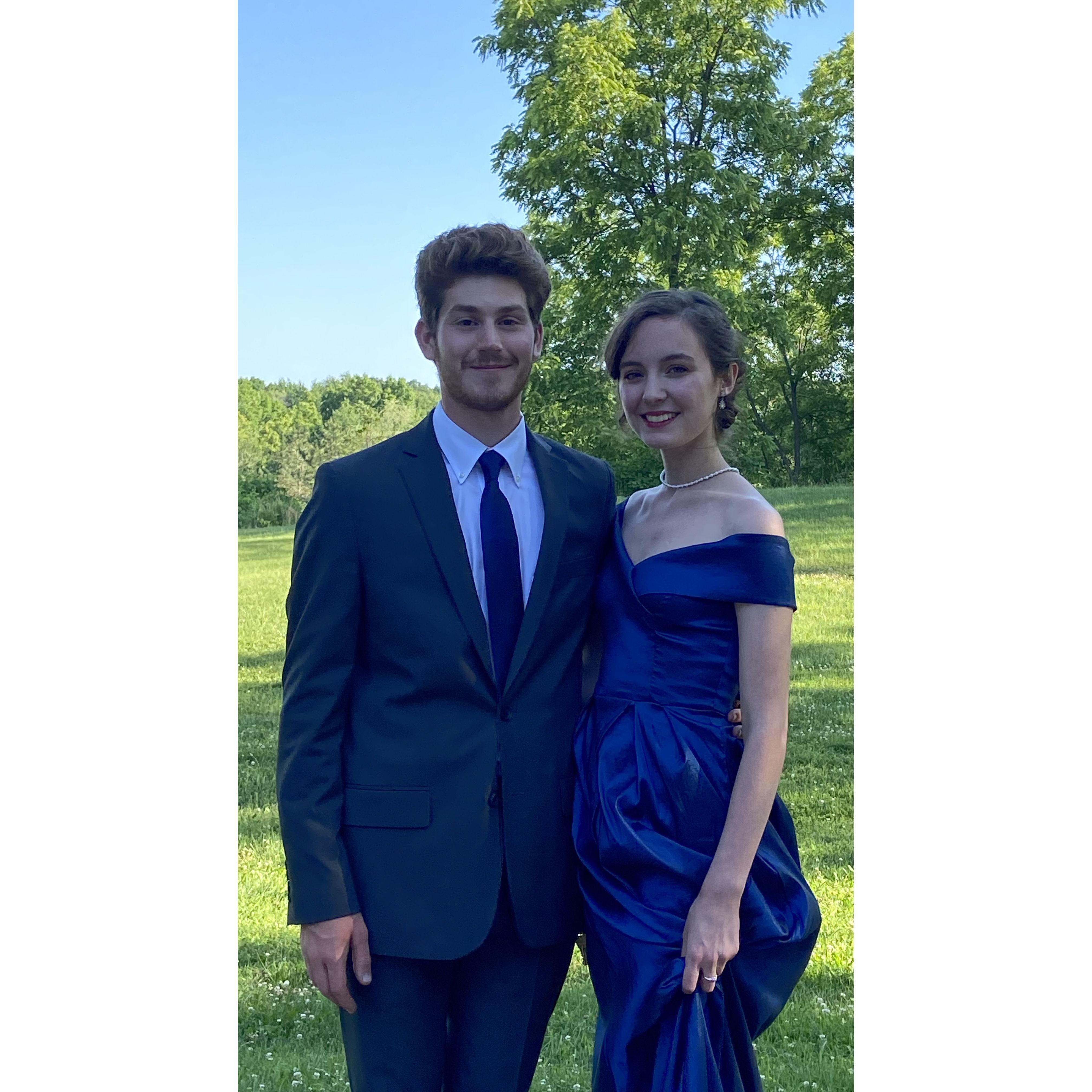 Our second prom as seniors, June 2021.