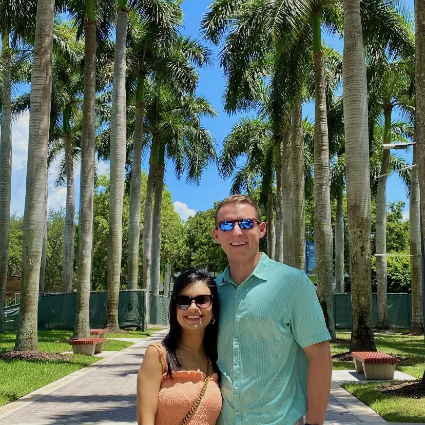 Checking out the "U" where Parker attended for his first year of college.