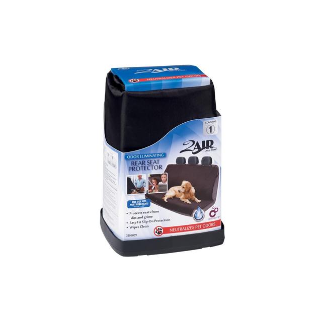 2 Air 1pc Custom Rear Seat Pet Protector Black