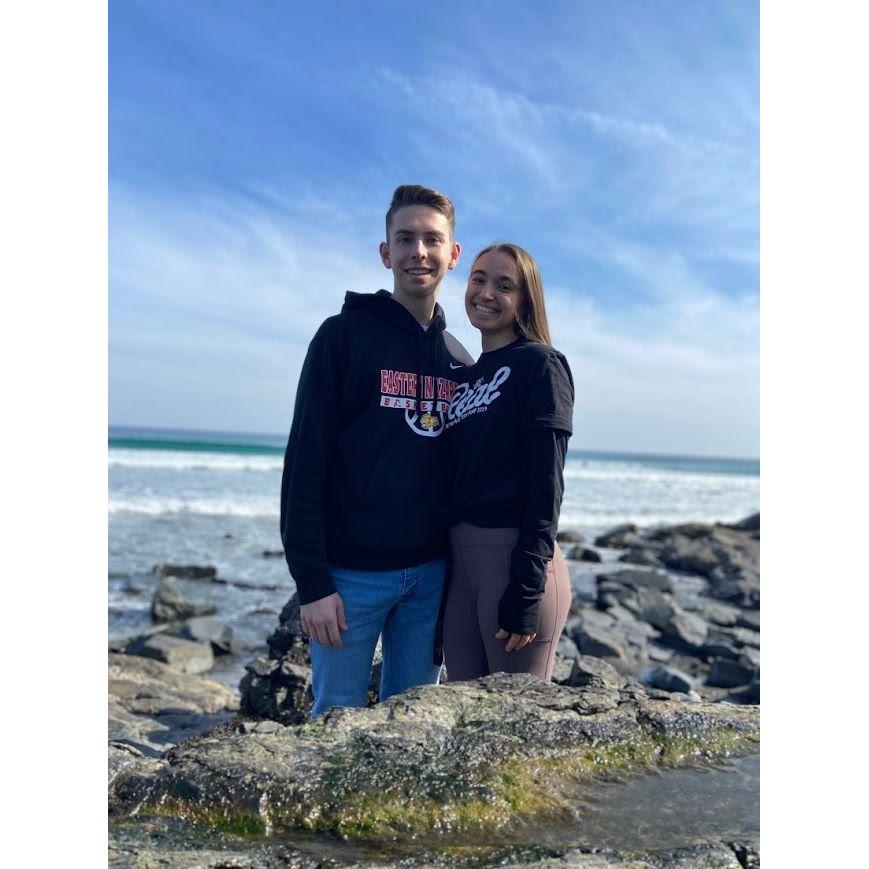 A got a taste of true New England weather on that first spring break...one day it was snowing, and the next we were at the beach!
