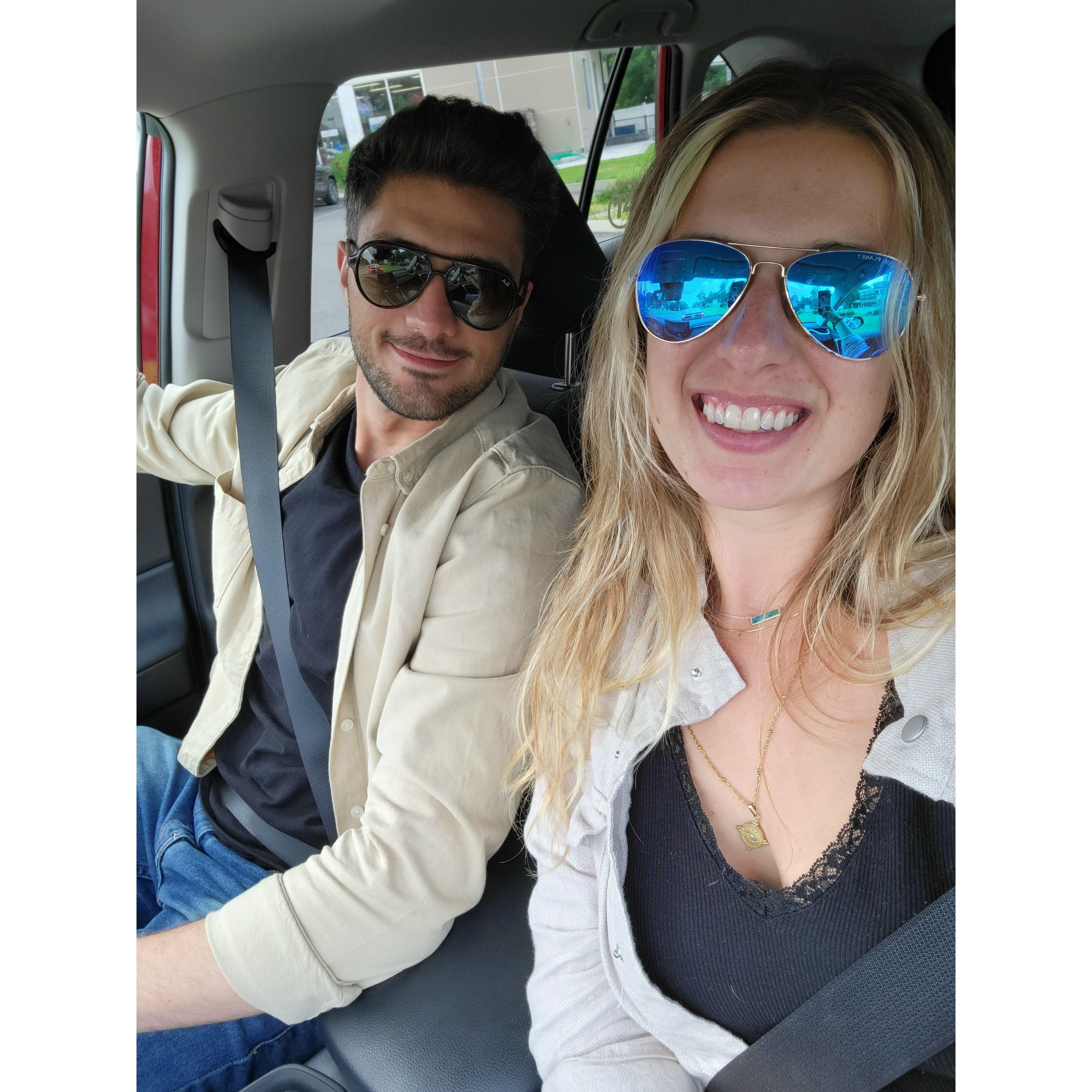 We spend lots of time in the car