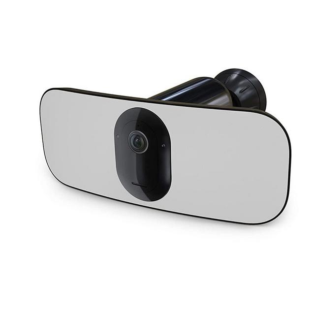 Arlo Pro 3 Floodlight Camera - Wireless Security, 2K Video & HDR, Color Night Vision, 2 Way Audio, Wire-Free, Direct to WiFi No Hub Needed, 160° View, Compatible with Alexa, Black - FB1001B