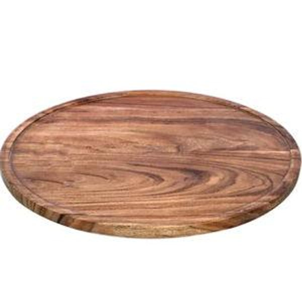 Natural Acacia Wood Charger Plate