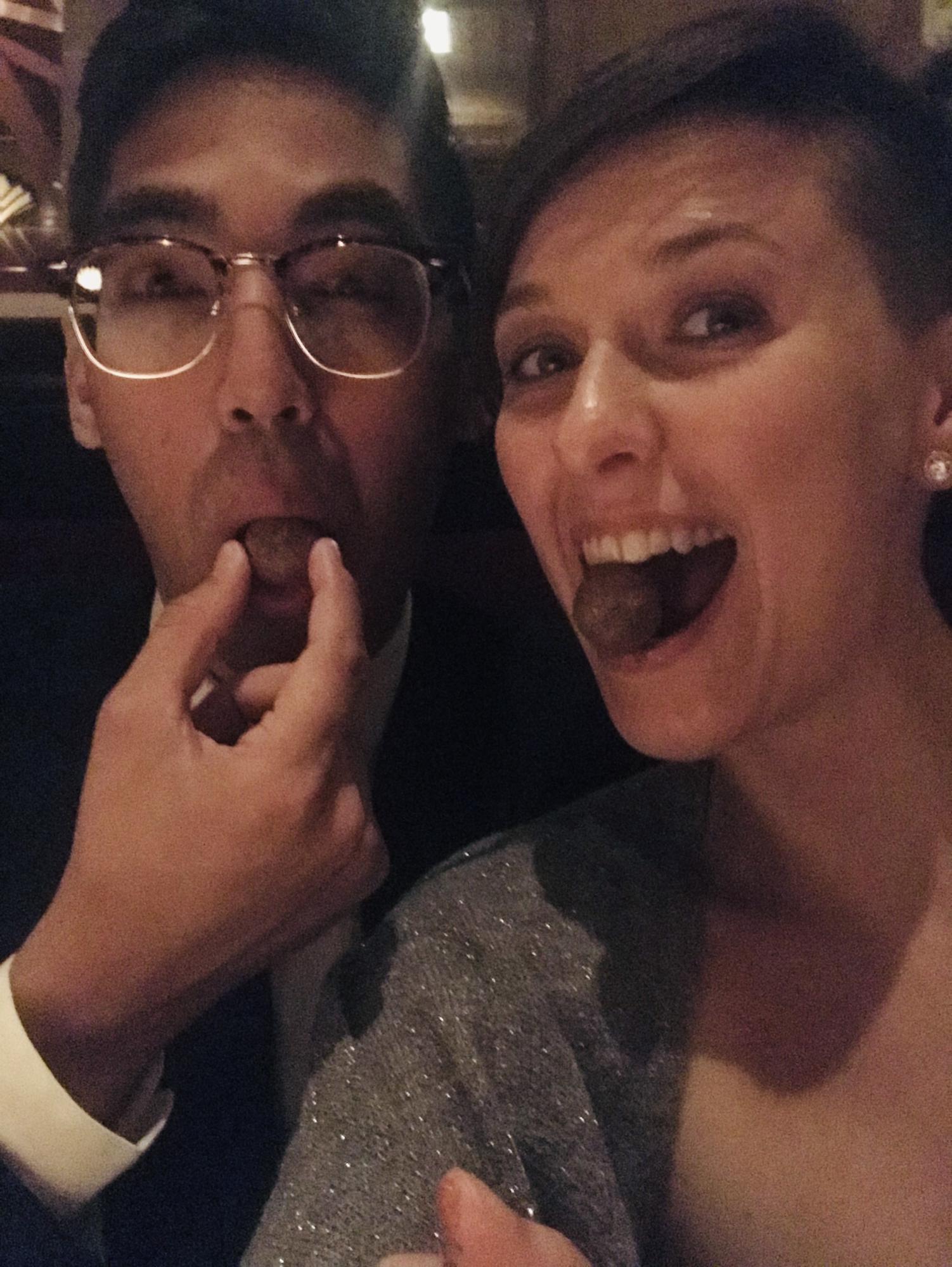 Chocolates at the end of a Michelin Star meal