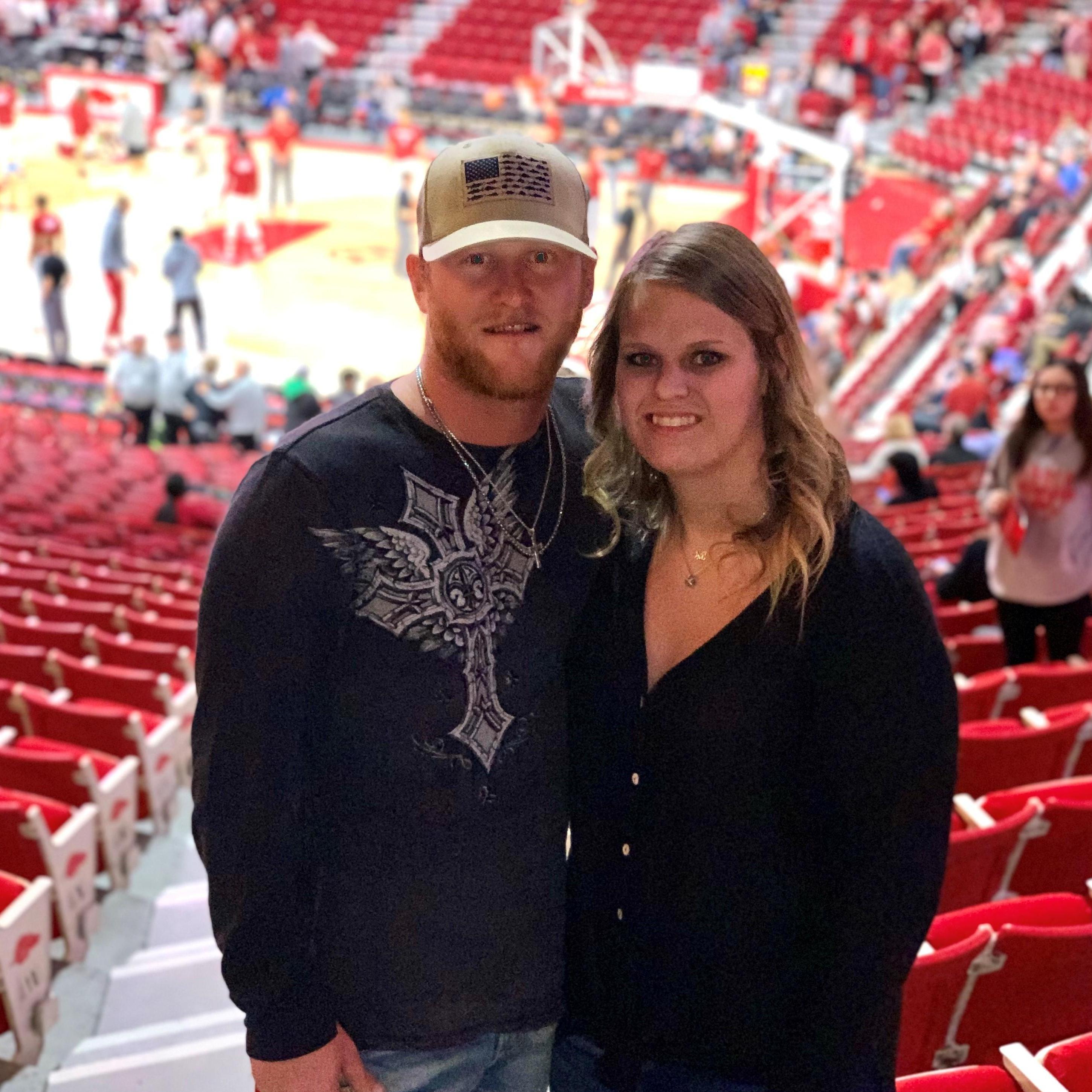 His first Razorback Basketball game