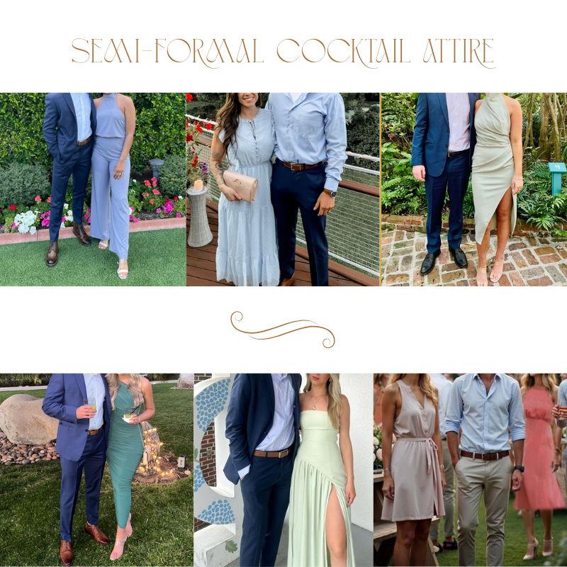 Here are some examples of some cocktail couple styles!