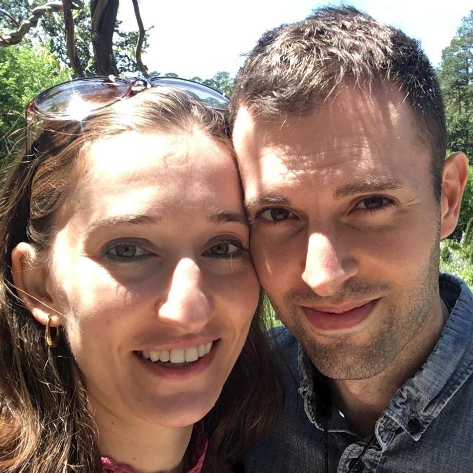 Jonathan stood by me and was so supportive when we thought I might have cancer. We took this photo after my biopsy. Results came back benign a couple days later.