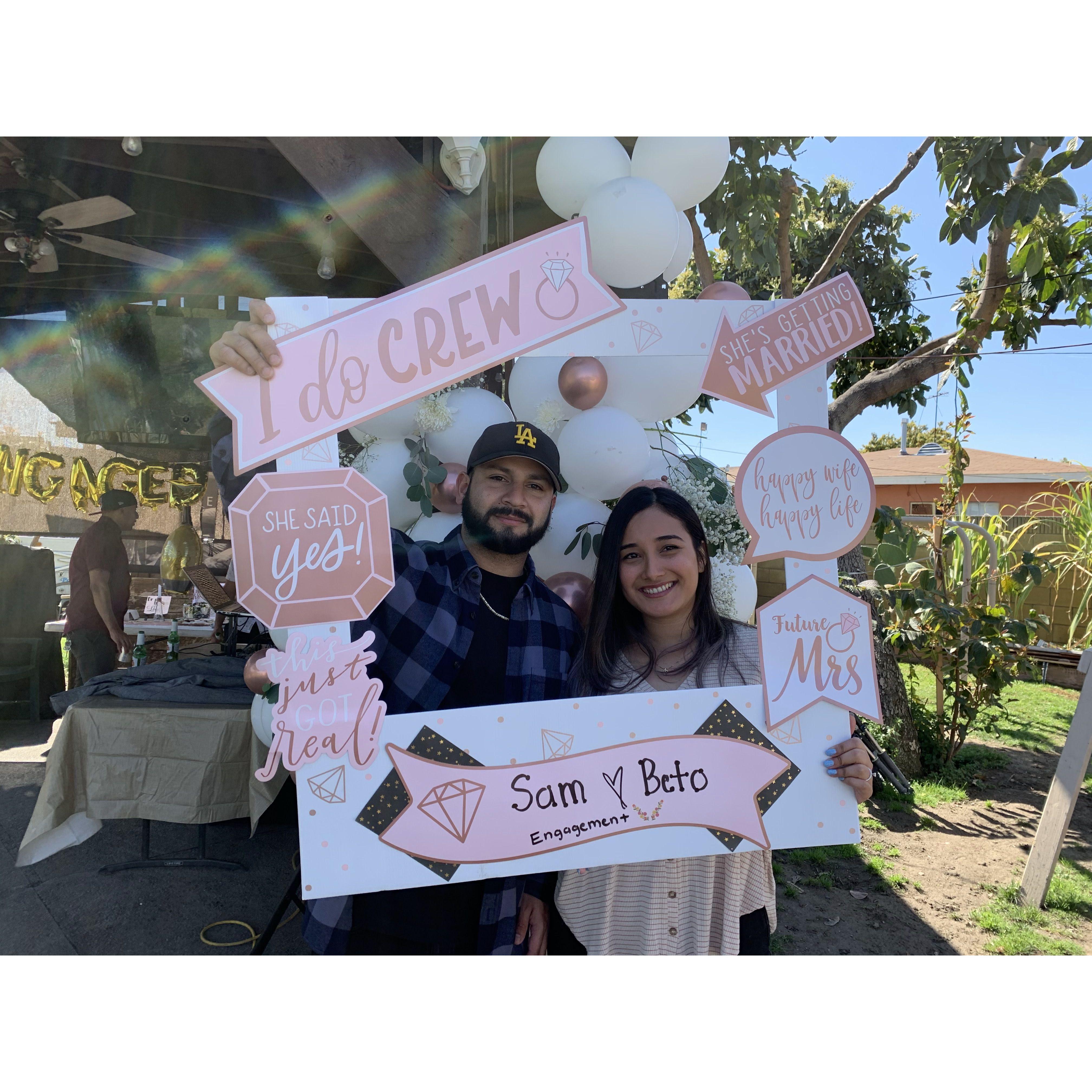 January 2021: Engagement Party! @ Gonzalez House, Cudahy, CA