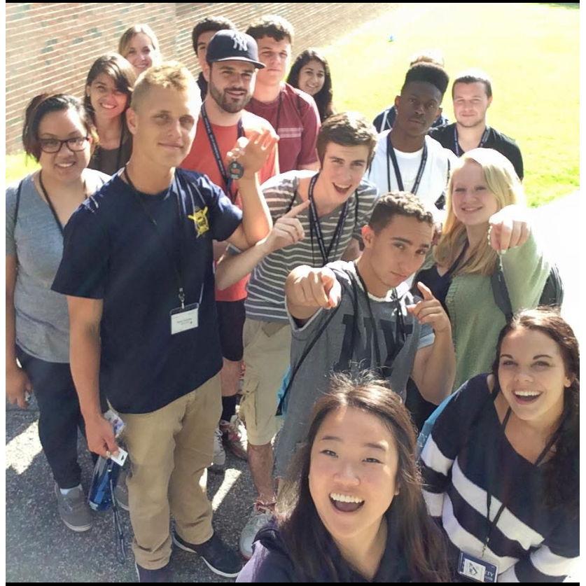 Our first ever picture "together"!