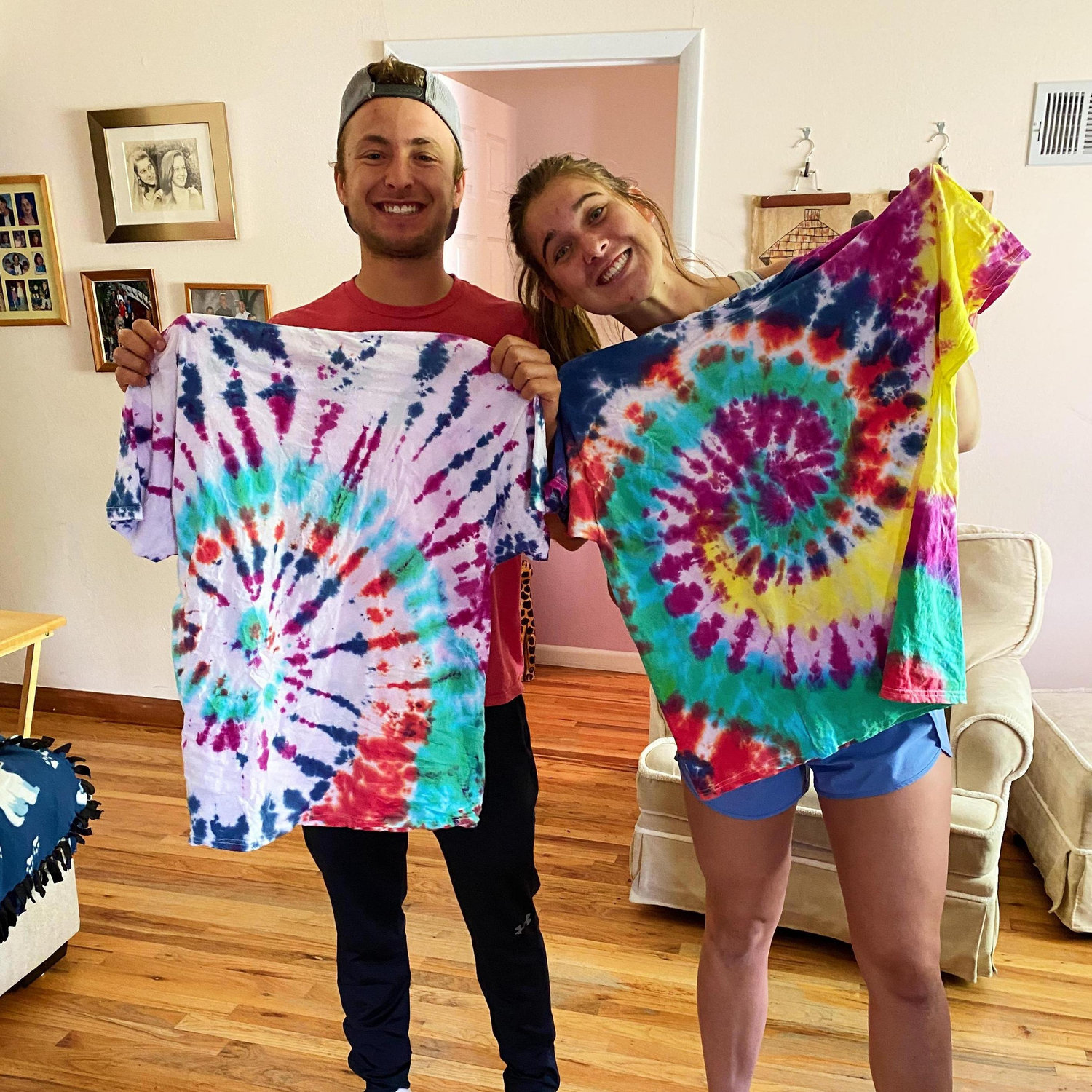 Never too old to tie dye!