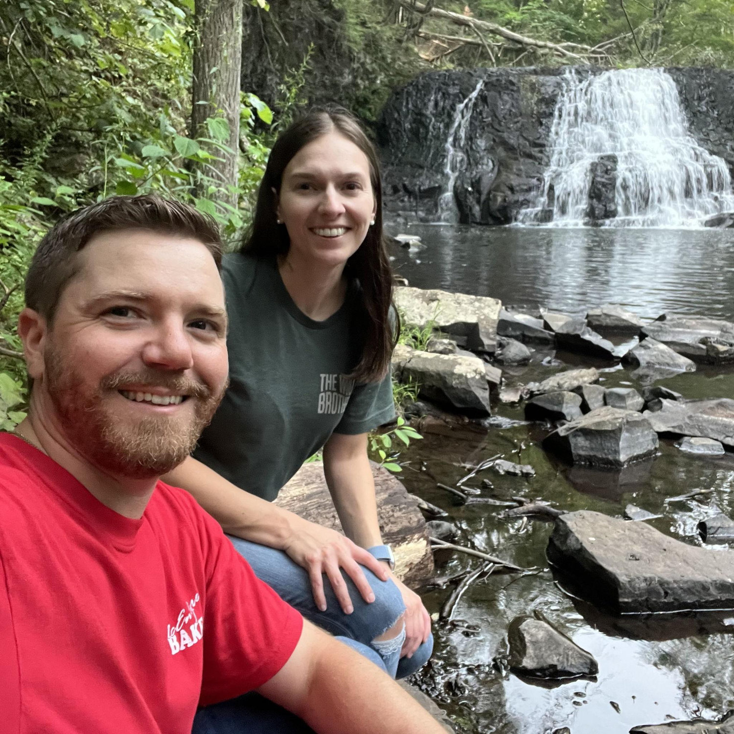 Ahh summer in New England. Took a little stroll to Wadsworth Falls State Park in Middletown, CT.