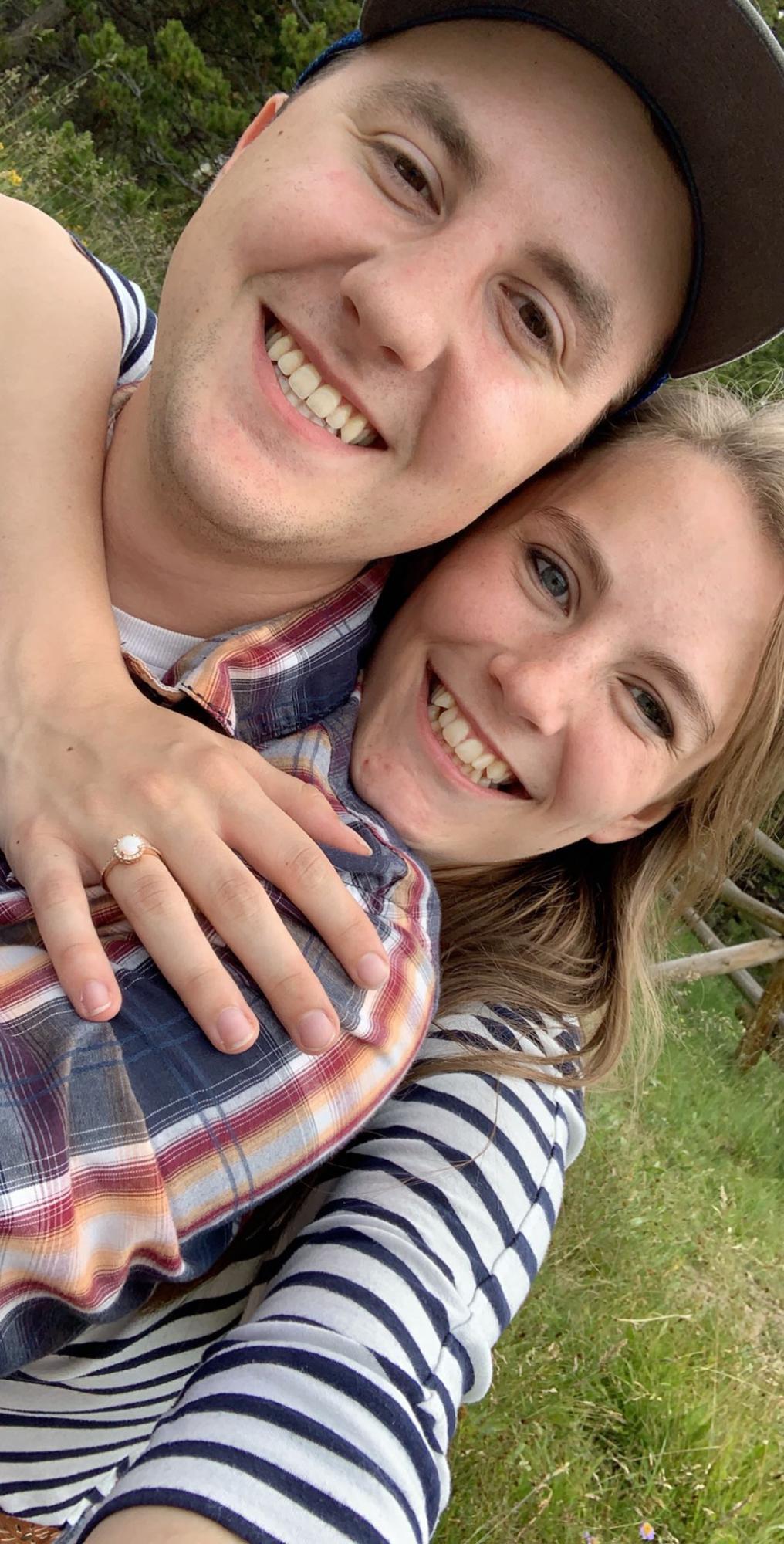 The day we got engaged!