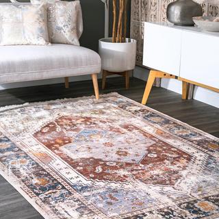 Chikita Medallion Fringe Rug