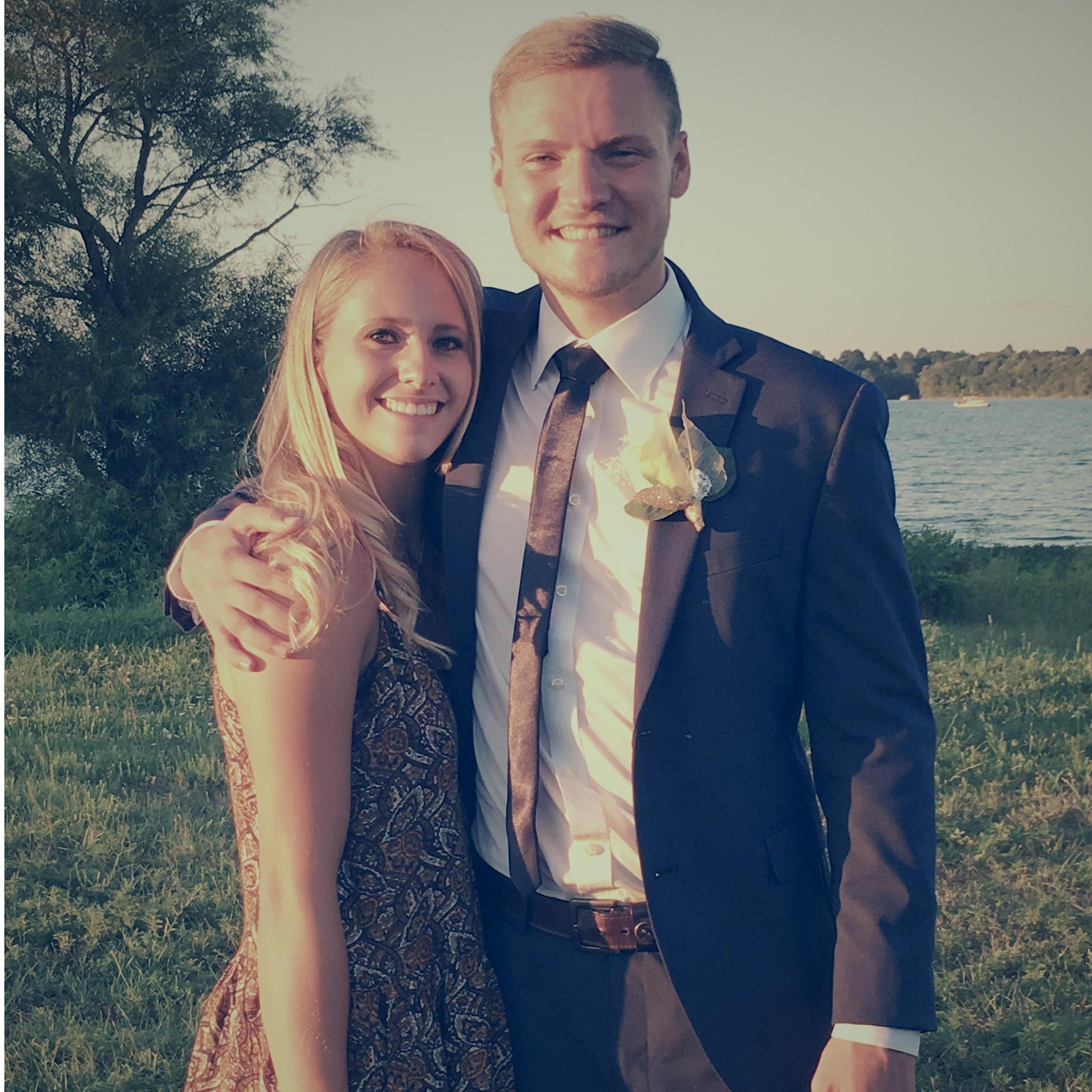 This was Trevor and Haley's wedding on July 29, 2016. This was the day before our first "fancy" date and the first time Tay ever said he loved me.... on accident LOL