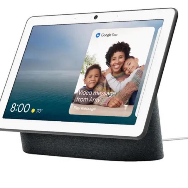 Nest Hub Max Smart Display with Google Assistant - Charcoal