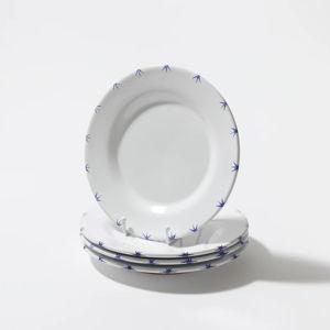 William White Starry Luncheon Plate in Blue