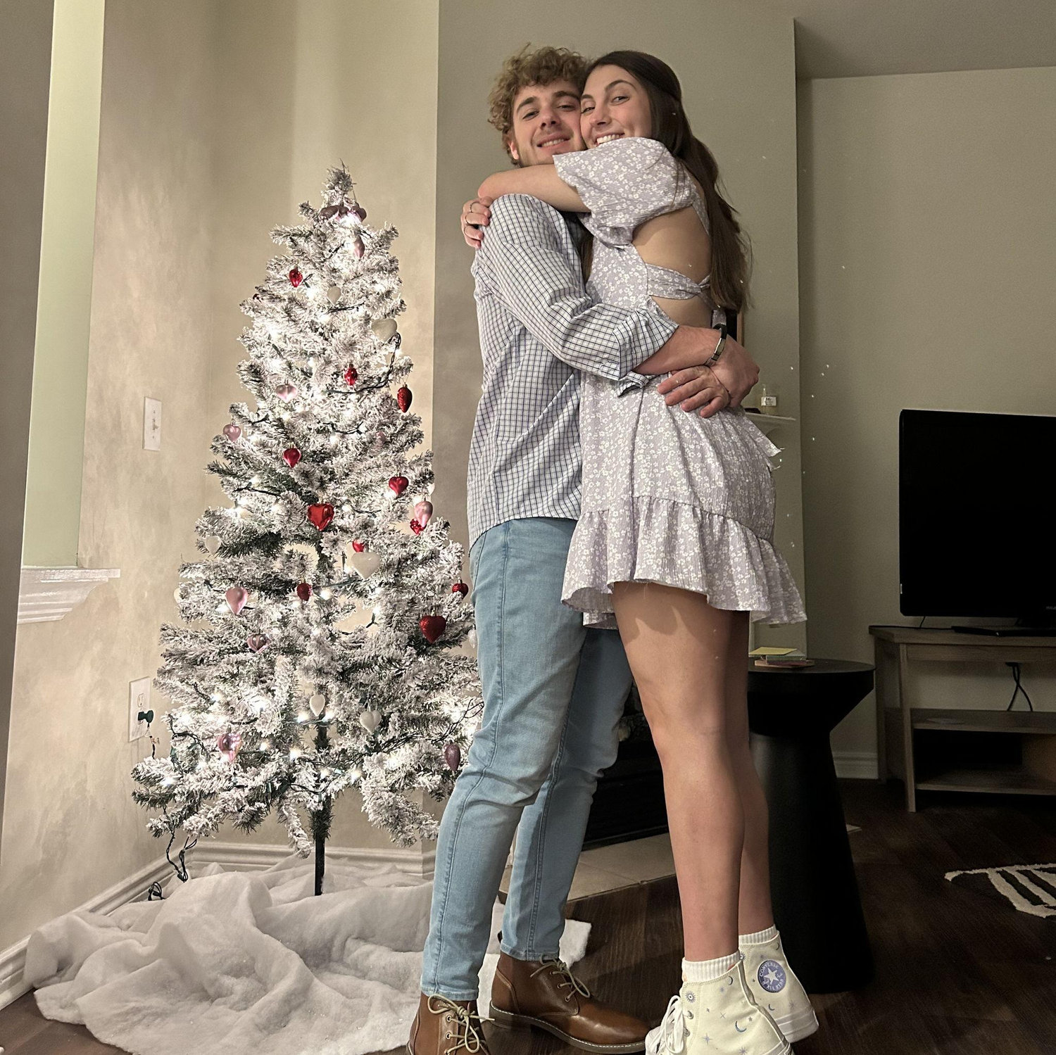 Our first Valentines Day together.