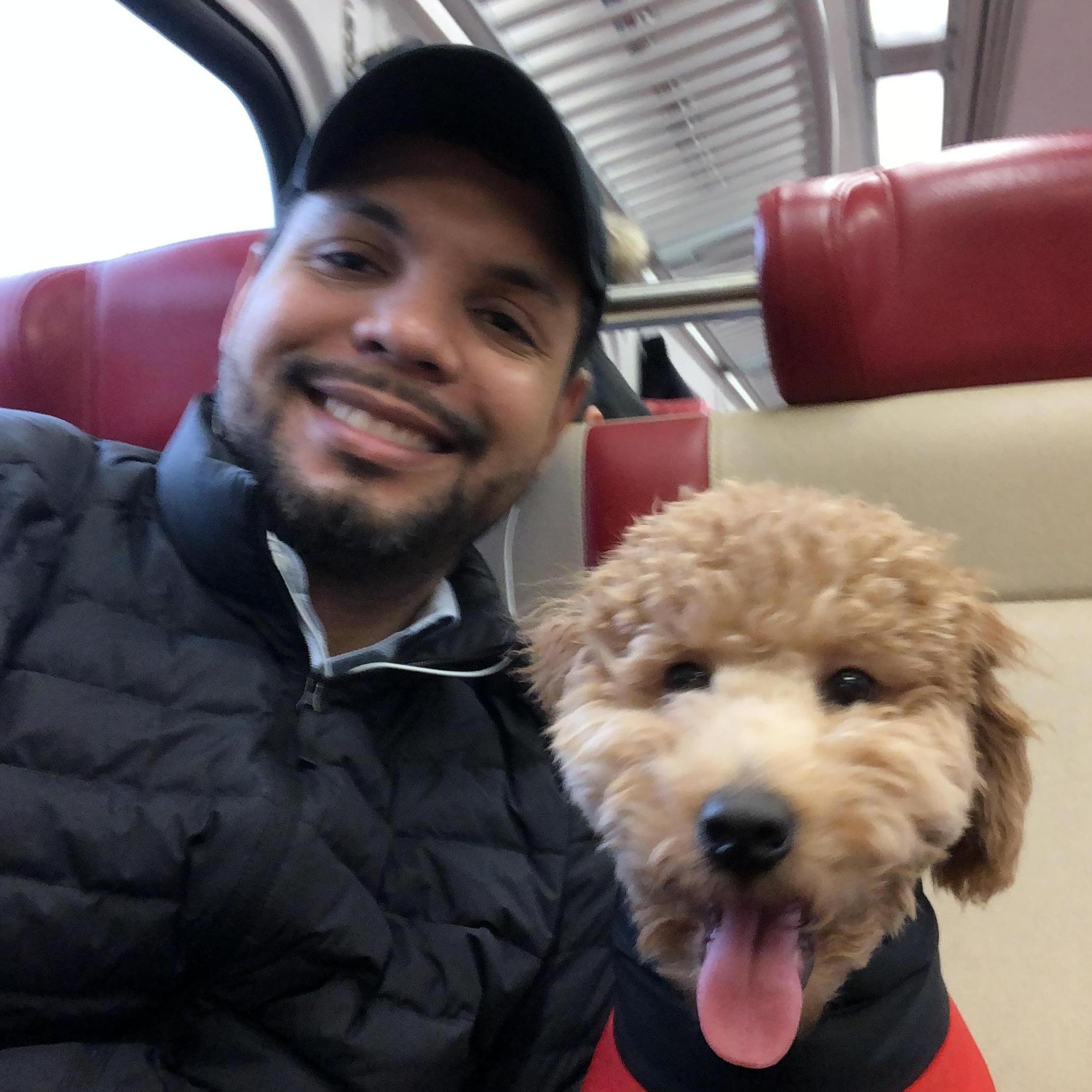 Pedro and Diego taking a trip to Connecticut in 2020