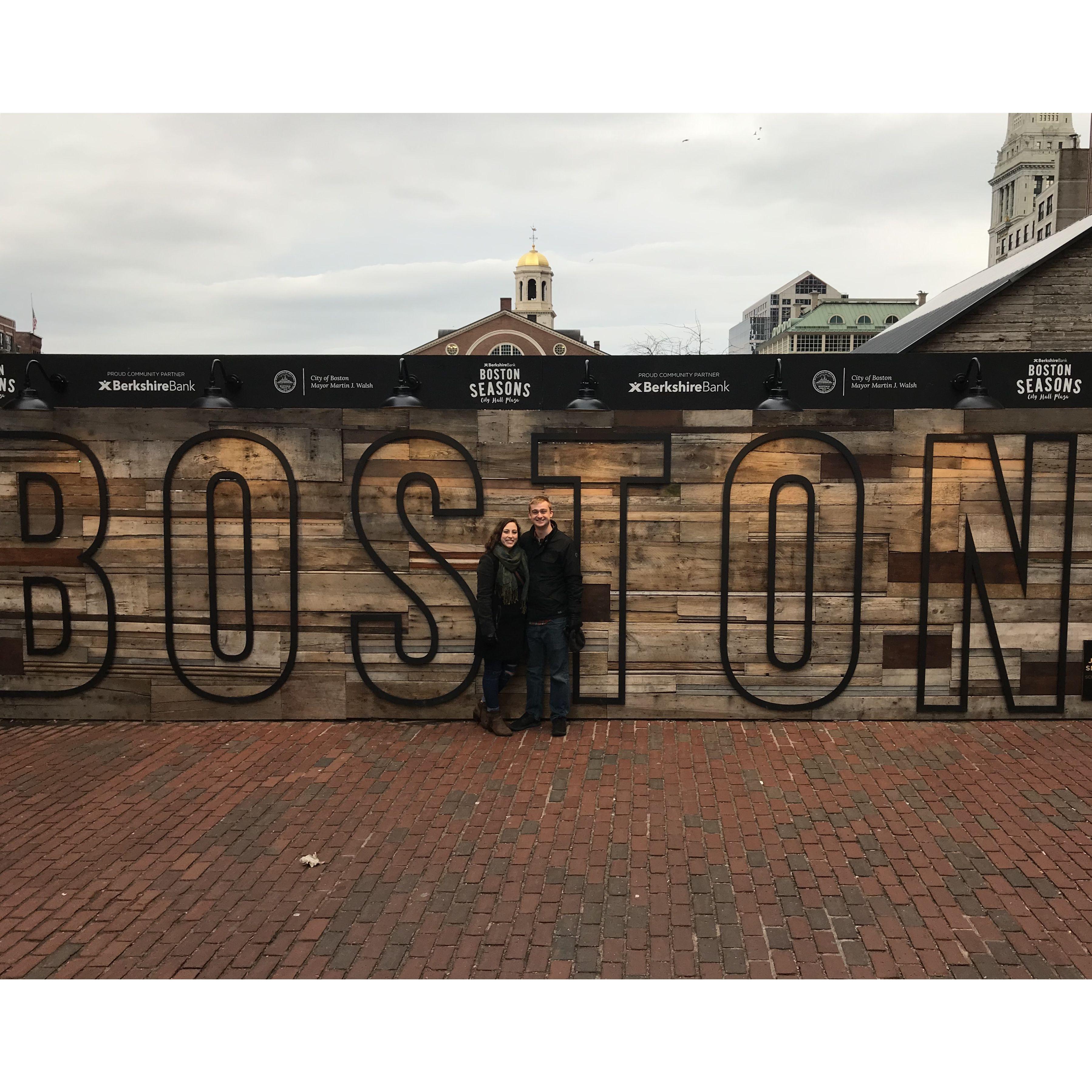 December 2018 - celebrating NYE in Boston