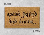 Speak Friend and Enter Doormat, Funny...