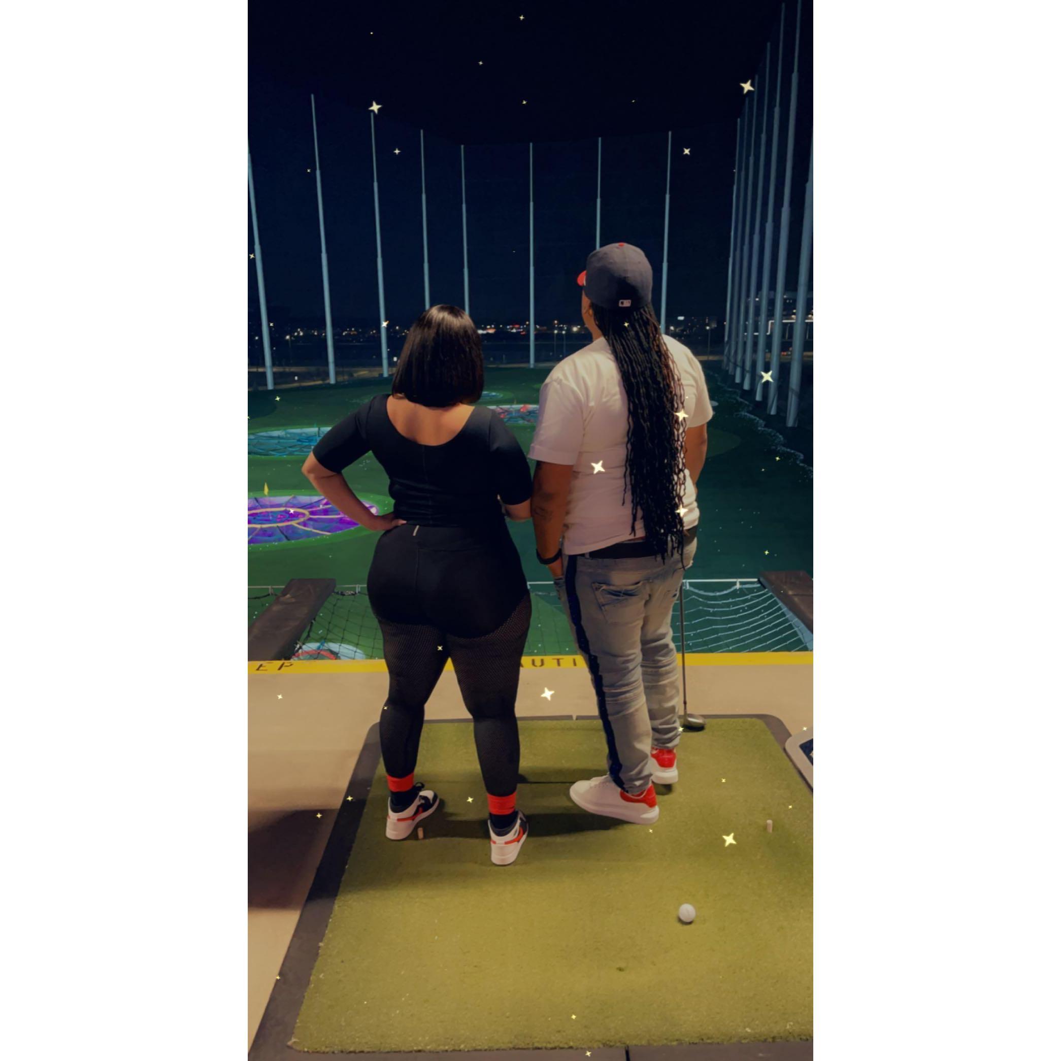 Date night at Top Golf #ShaumburgIL