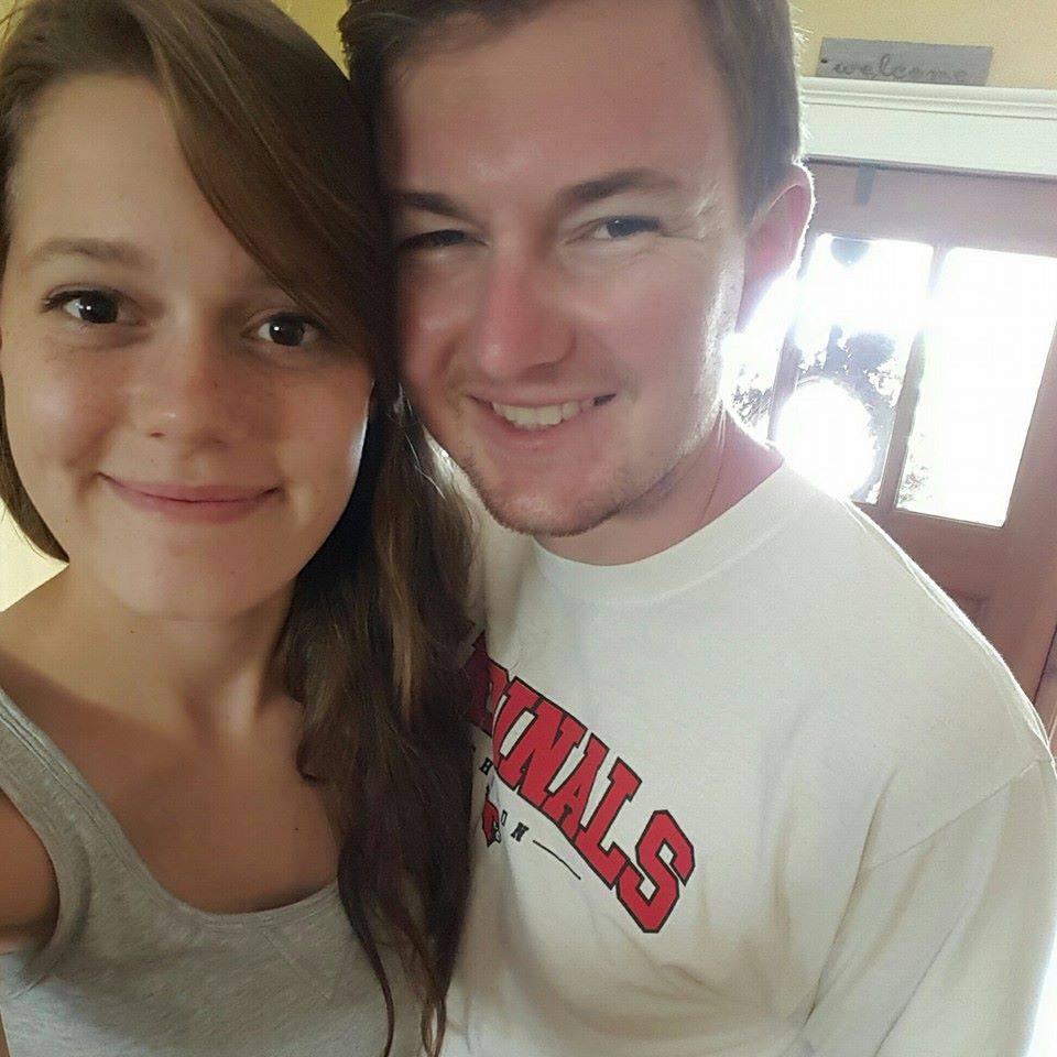 Our first picture together in September of 2015