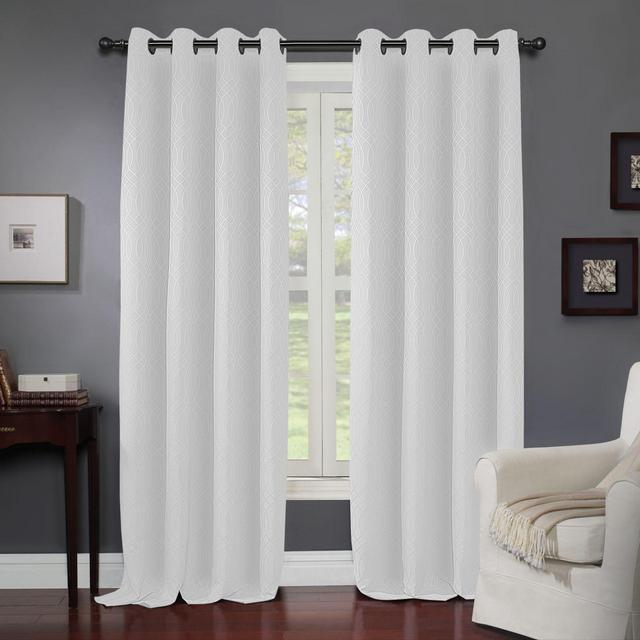 Wyndham 84-Inch Grommet Window Curtain Panel in Snow White