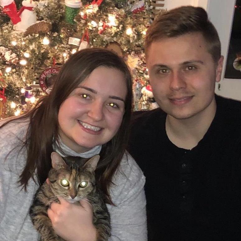 Christmas 2019 with our baby Karma!