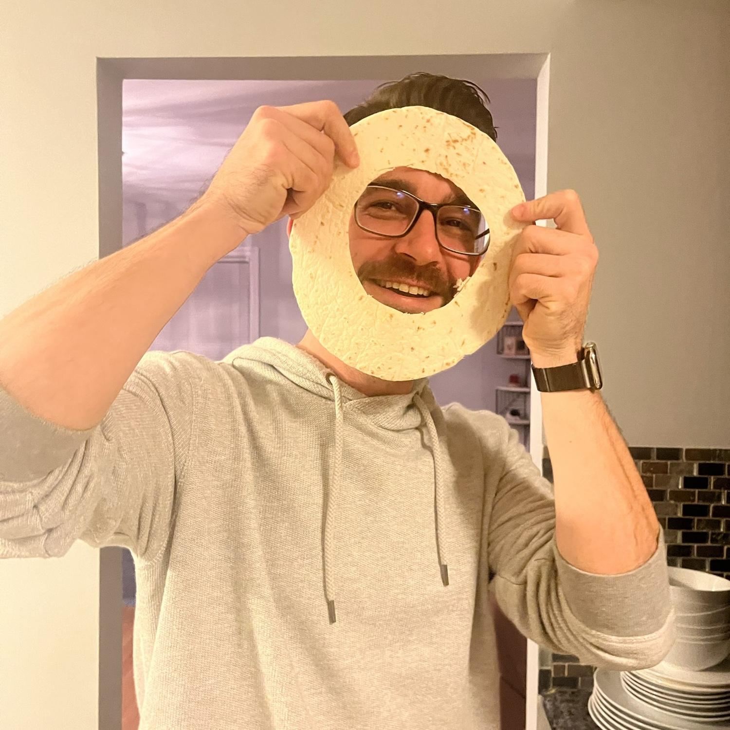 Our second date. We love to cook together!