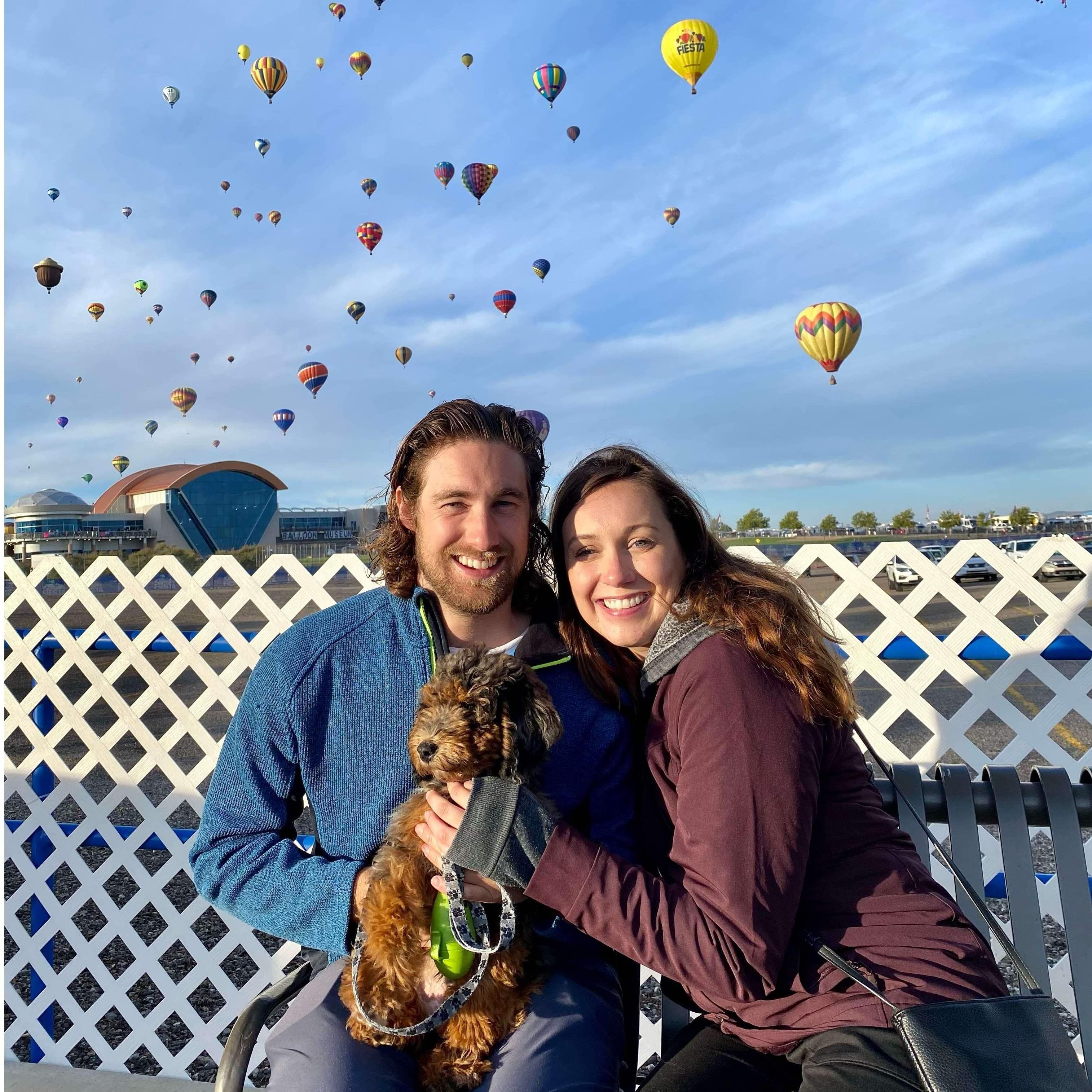 Hot air balloon festival in New Mexico