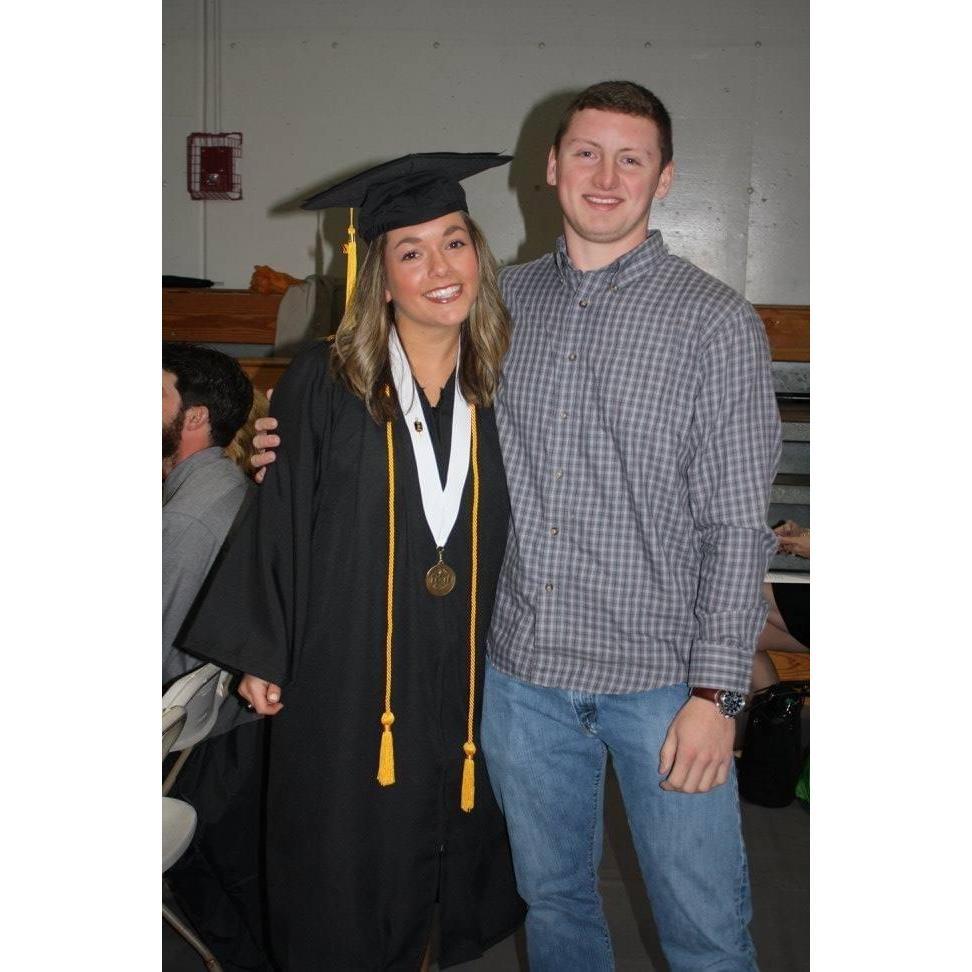 Kelsie's Lasell College graduation 2017