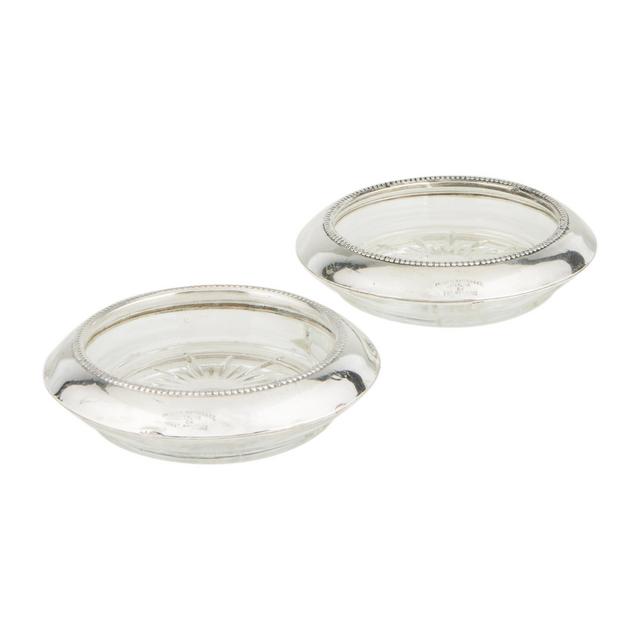Frank M. Whiting Sterling Silver Wine Coasters