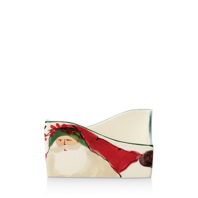 VIETRI Old St. Nick Cocktail Napkin Holder
