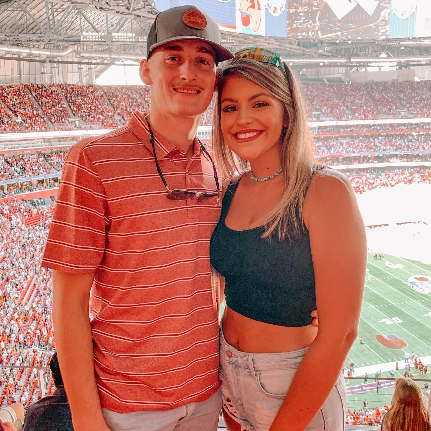 Where it all started… a football game of course!