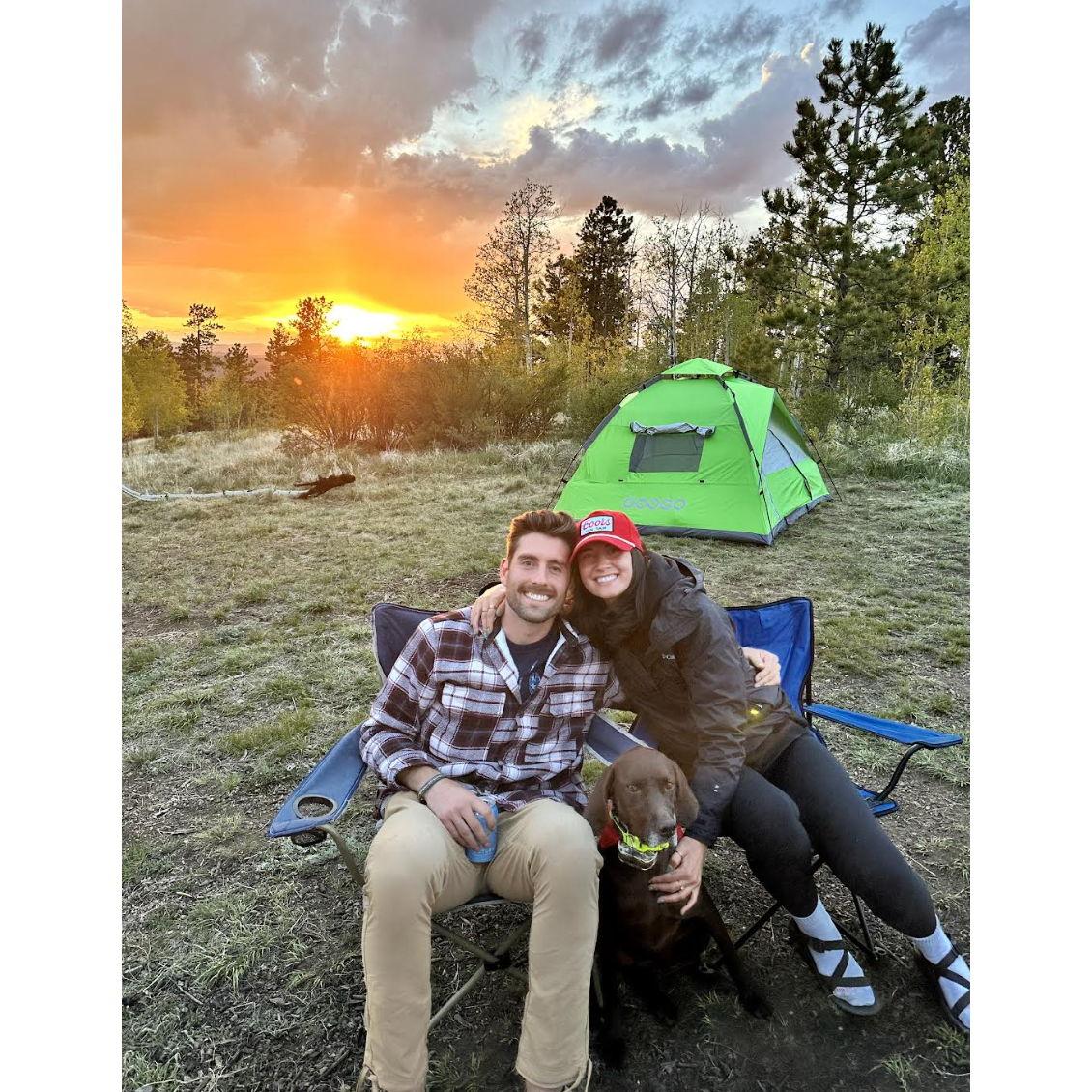 Our first camping trip together!