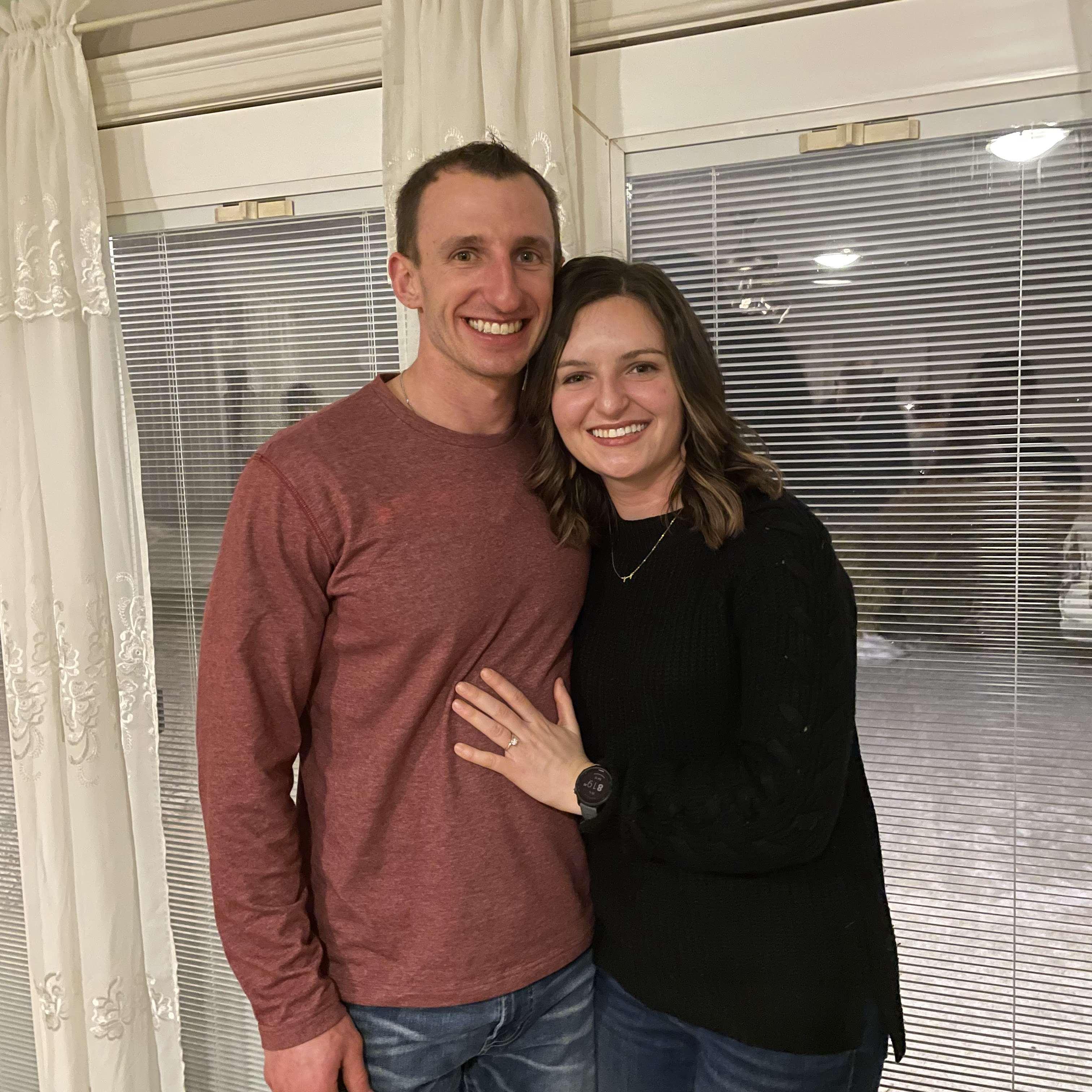 "Surprise" Engagement party with our families