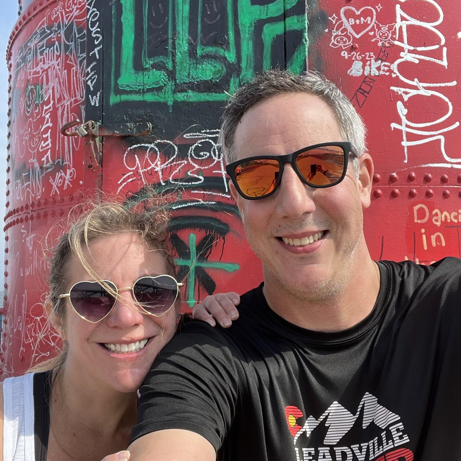 Lighthouse in Milwaukee during an accounting conference for Anthony after a beautiful run/walk along the pier.