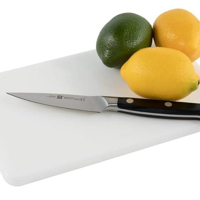 Small Plastic Bar Cutting Board for Restaurants, 10 x 6 Inch, White