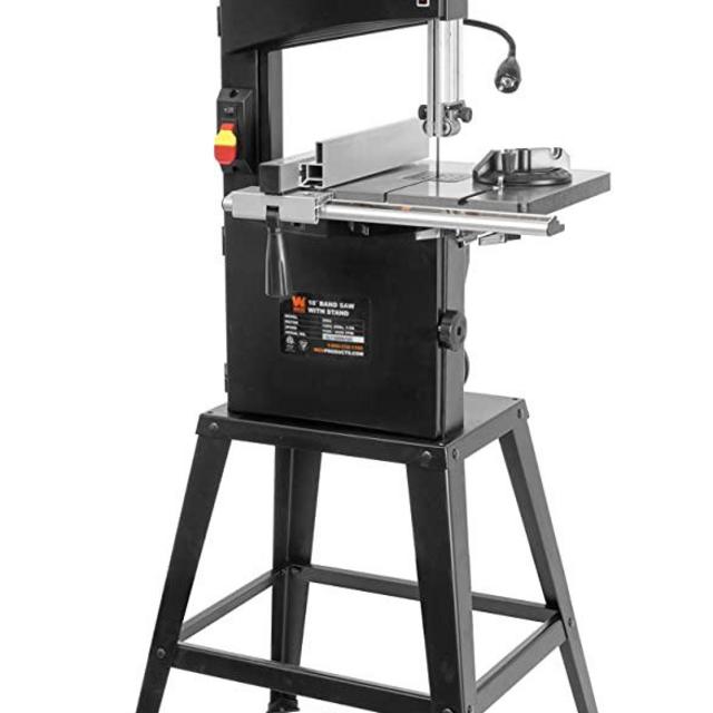WEN BA3962 3.5-Amp 10-Inch Two-Speed Band Saw with Stand and Worklight, Black