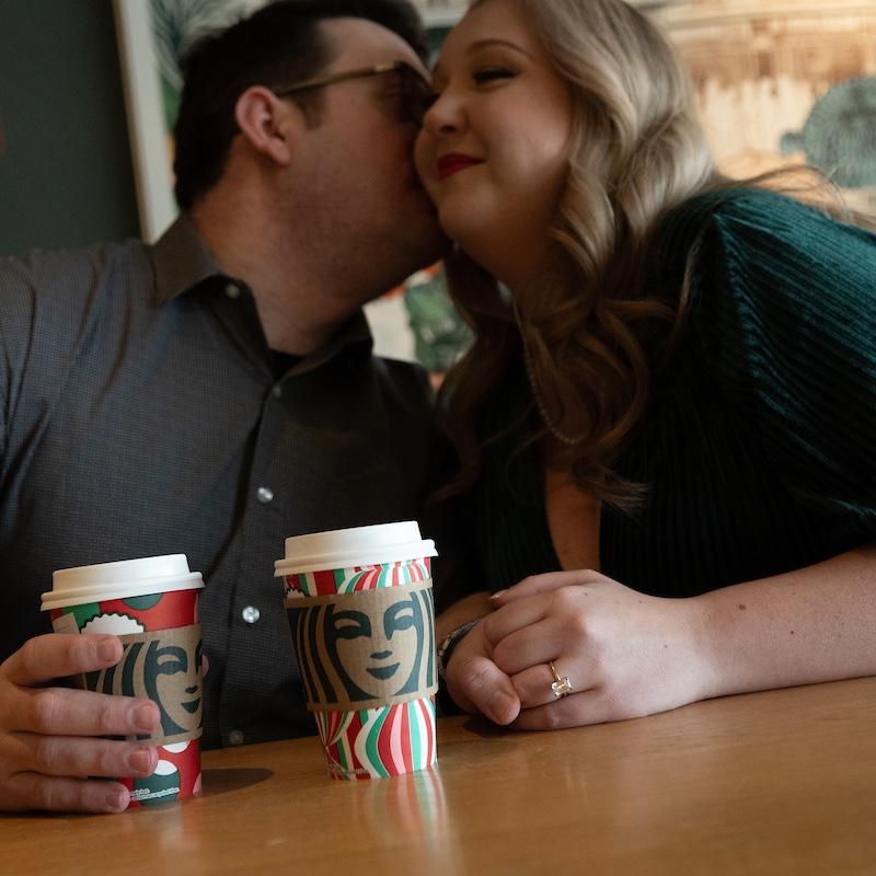 Brad & Amber Dawn engagement photos, photographed by David Calvert, 2025