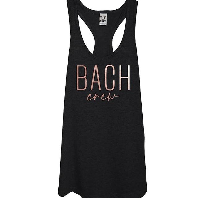 Bride Shirt, Bridal Party Shirts, Bachelorette Shirts, Bach Crew, Bridesmaid Gifts Womens Graphic Tank Tops Tees Rose Gold