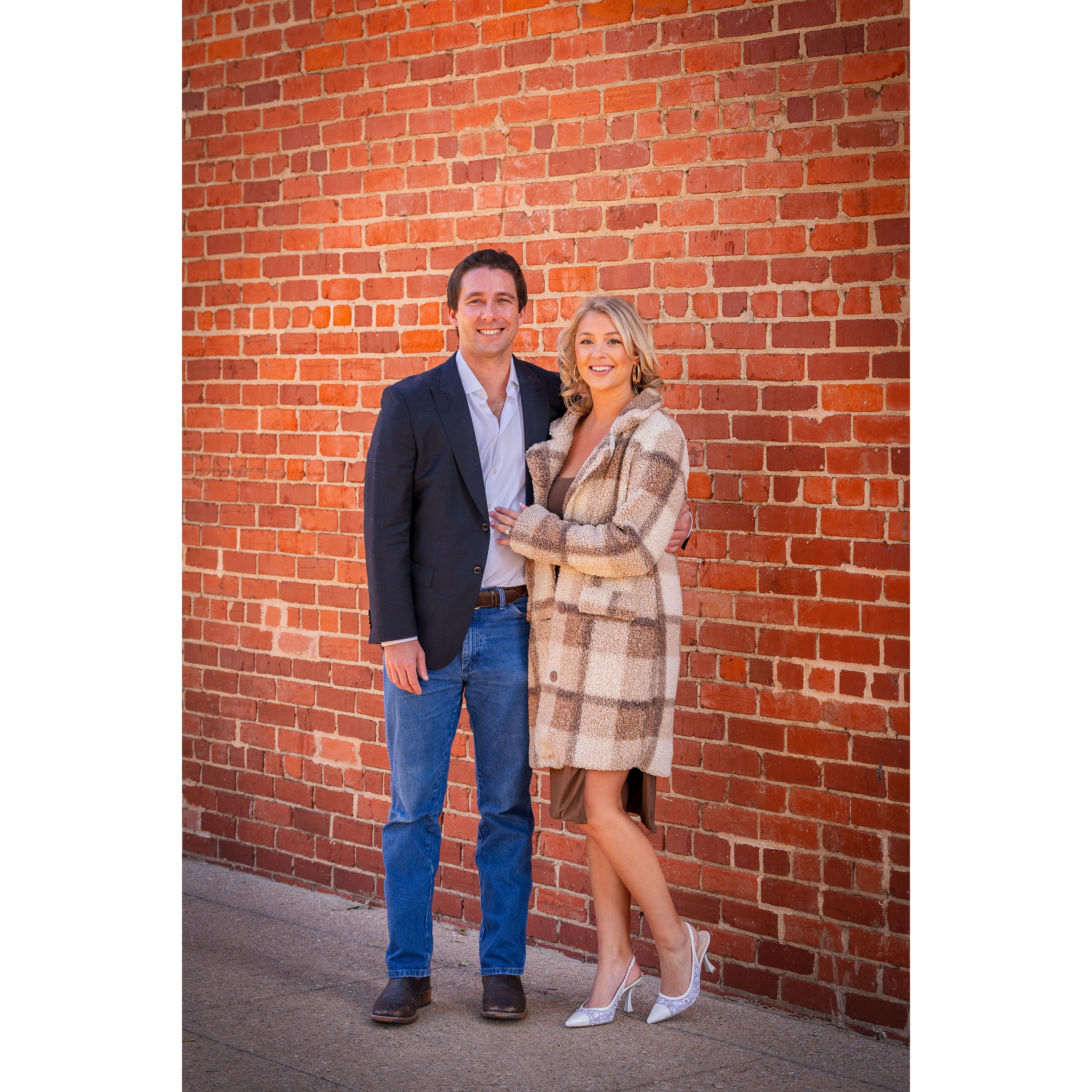 When we got engaged!