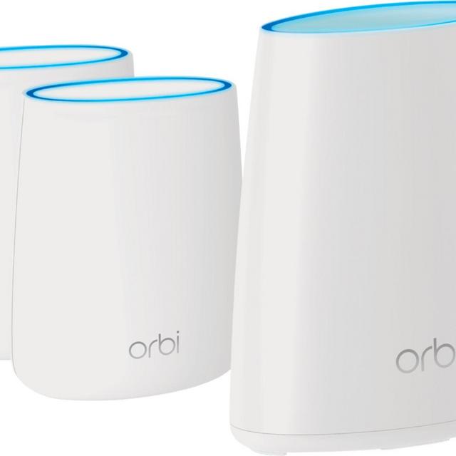 NETGEAR - Orbi AC2200 Tri-Band Mesh Wi-Fi System (3-pack) - White