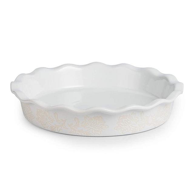 Wisenvoy Pie Pan Ceramic Pie Dish Pie Plate Porcelain Deep Dish Pie Pan Non-Stick Pie Pans