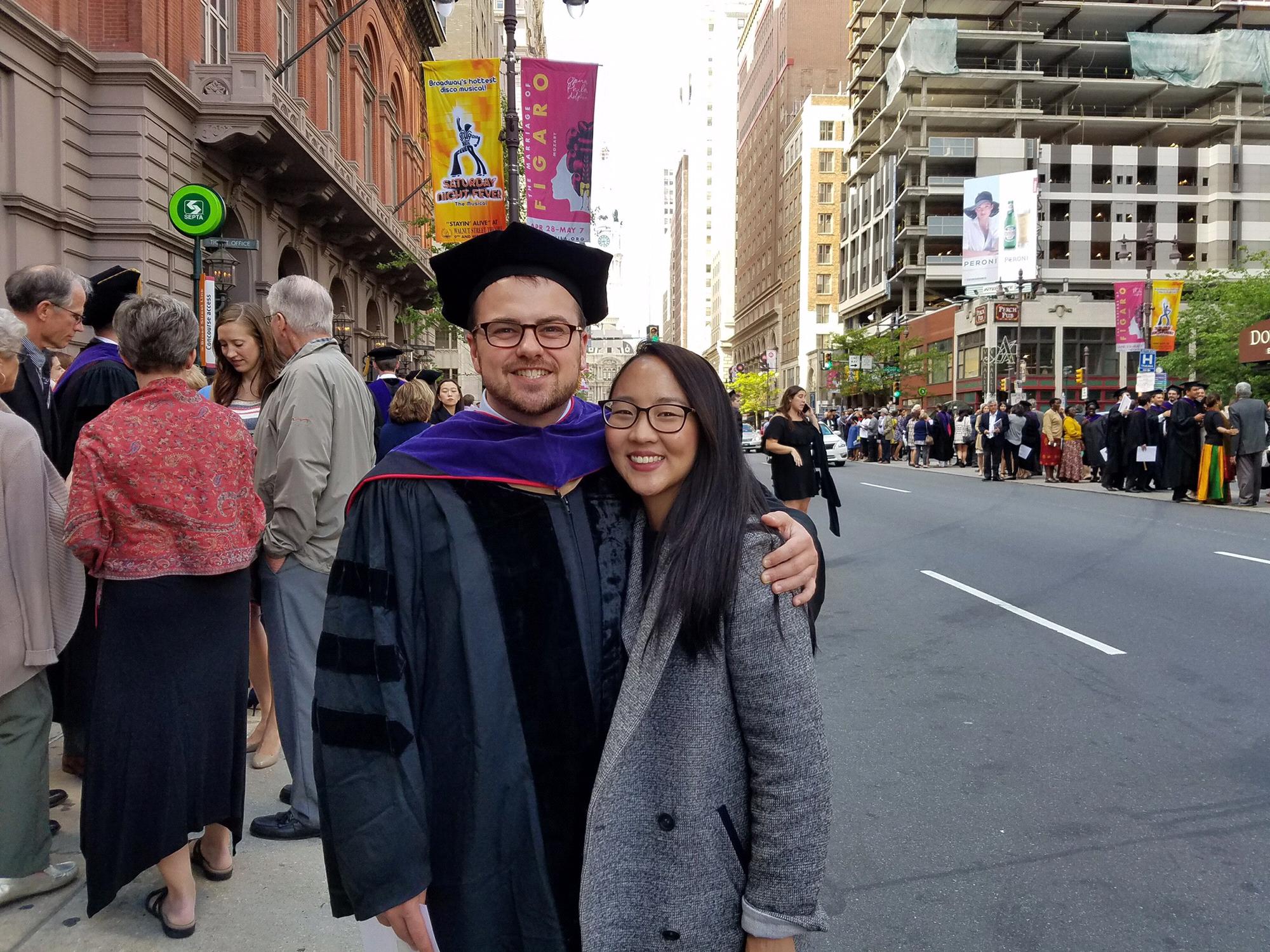 Michael graduates from Law School! May, 2017.