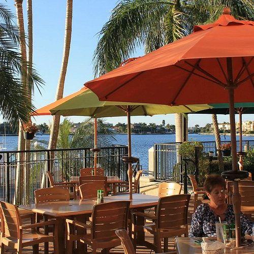 Welcome drinks will be outdoors on the water with some inside access.